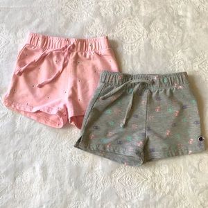 Champion Girls All Over Print Shorts Bundle